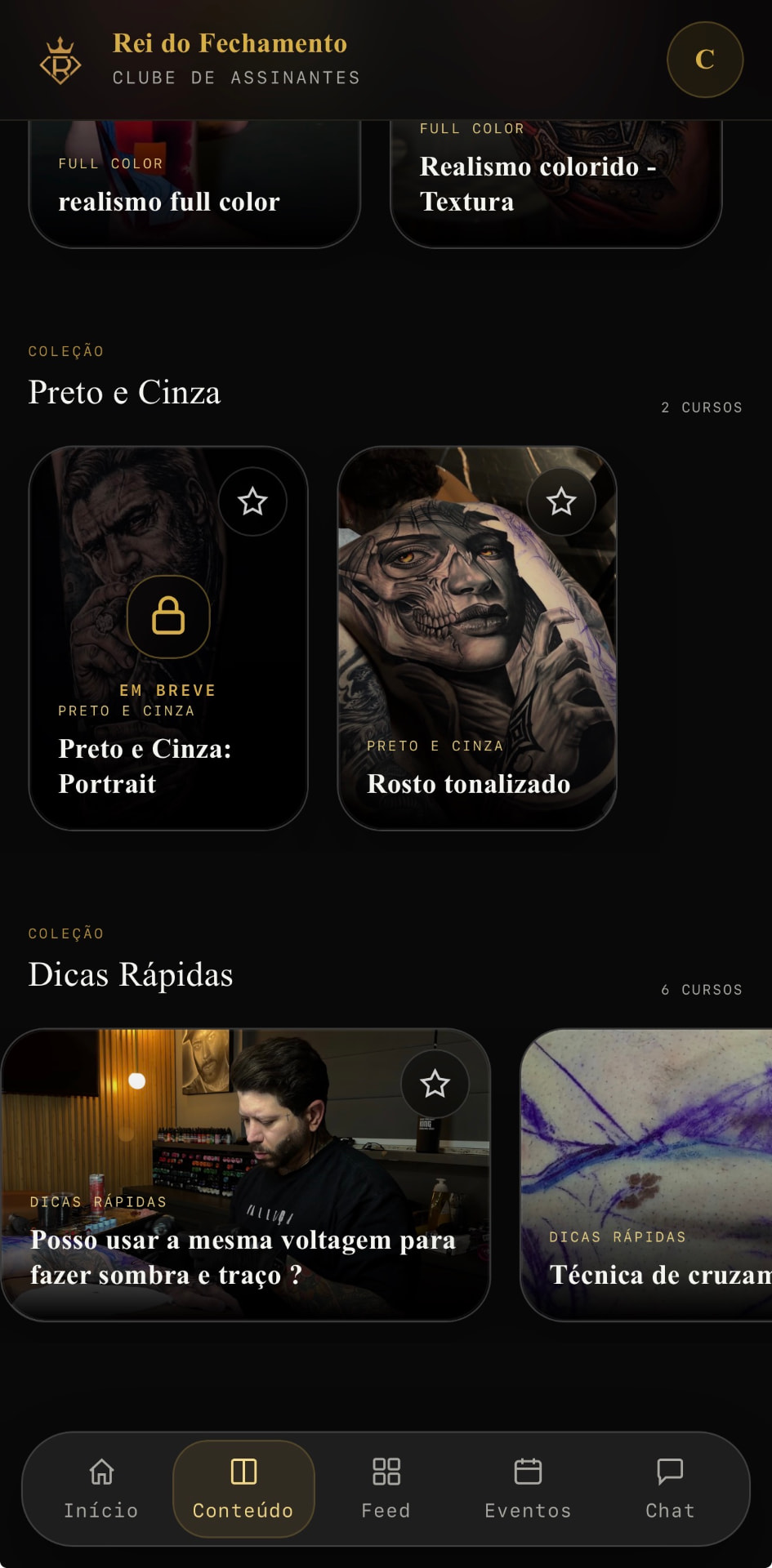 Biblioteca por categoria • Preto e Cinza e Dicas Rápidas